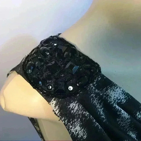 International Concepts Animal Print Black & White Dress - Picture 5 of 7